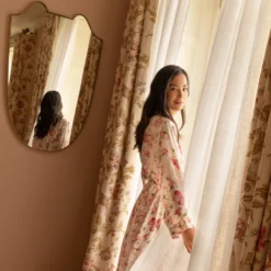 Bertioli By Thyme Silkwear Silk Robe In Pink Rose 14 Bertioli By Thyme Silkwear Silk Robe In Pink Rose