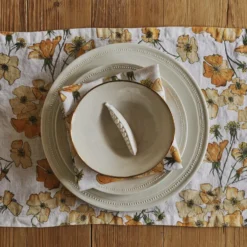 Bertioli By Thyme Table Linens Yellow Rose Placemat