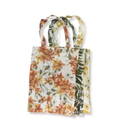 Bertioli By Thyme Bags & Baskets Fern Printed Linen Book Bag