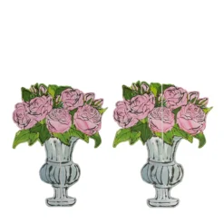 Lulu Guinness Rose Vase Cut Out Vases