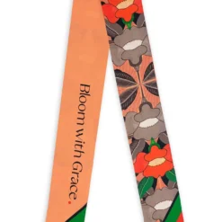 Tidings Accessories Silk Twilly - Bloom With Grace
