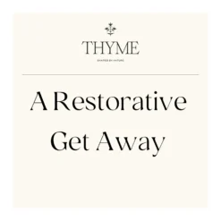 Take-a-little-thyme Voucher For A Thyme Getaway Experience Thyme