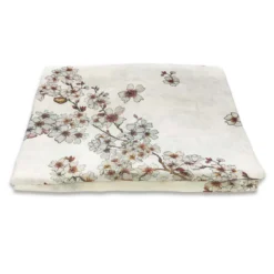 Bertioli By Thyme Almond Blossom Border Linen Table Cloth