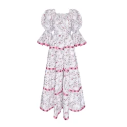 Flora Sardalos Womenswear Amargos Dress - Almond Blossom