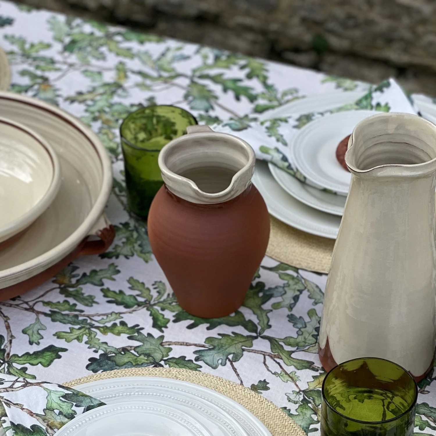 Thyme Ceramics Medium Farmhouse Water Jug In White 6 Thyme Ceramics Medium Farmhouse Water Jug In White