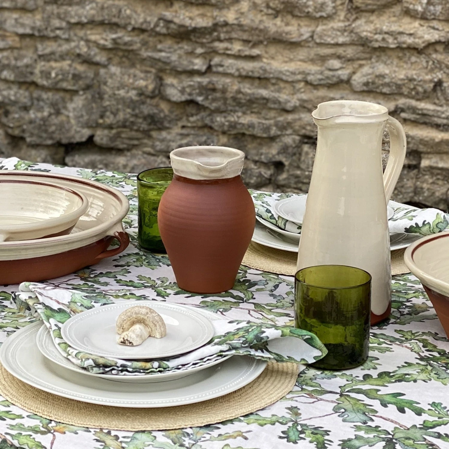 Thyme Ceramics Medium Farmhouse Water Jug In White 5 Thyme Ceramics Medium Farmhouse Water Jug In White