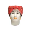 Bettina Ceramica Large Woman Head Vase-Red Ceramics