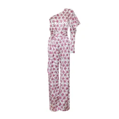 Seren Bibi Jumpsuit In Polka Dot Floral