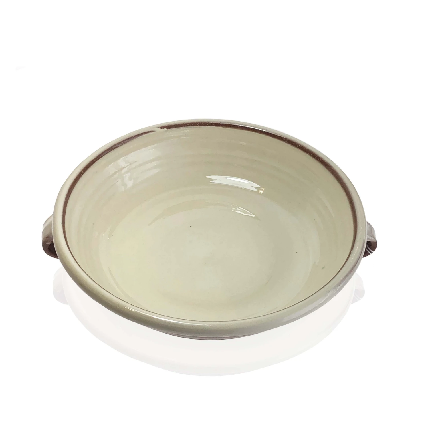 Thyme Ceramics Farmhouse Cassoulet Dish Cream 5 Thyme Ceramics Farmhouse Cassoulet Dish Cream