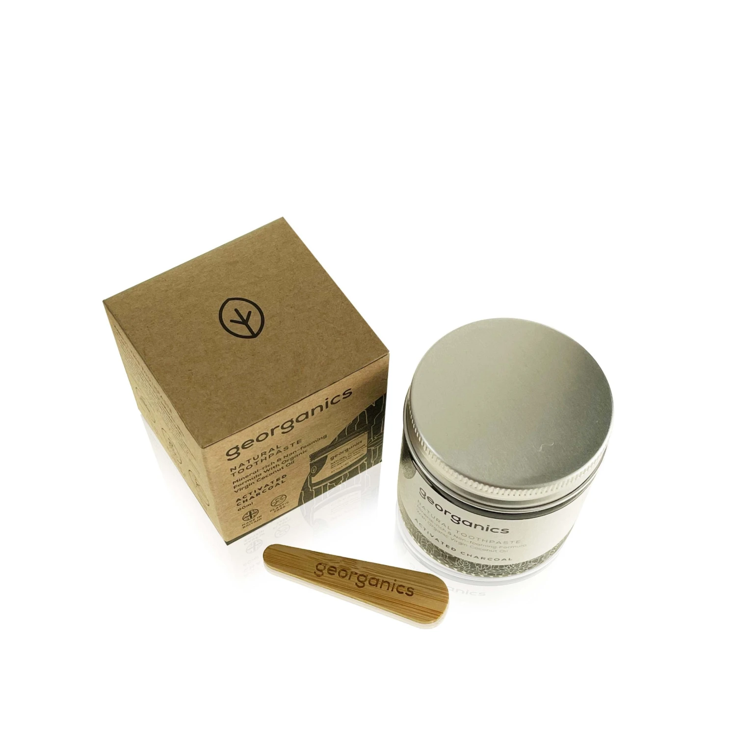 Georganics Wash Care & Washbags Natural Mineral Toothpaste Charcoal 4 Georganics Wash Care & Washbags Natural Mineral Toothpaste Charcoal