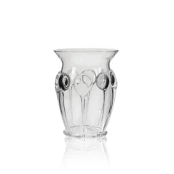Thyme Glassware Dot Vase In Clear
