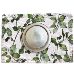 Bertioli By Thyme Table Linens Cobnut Linen Placemat