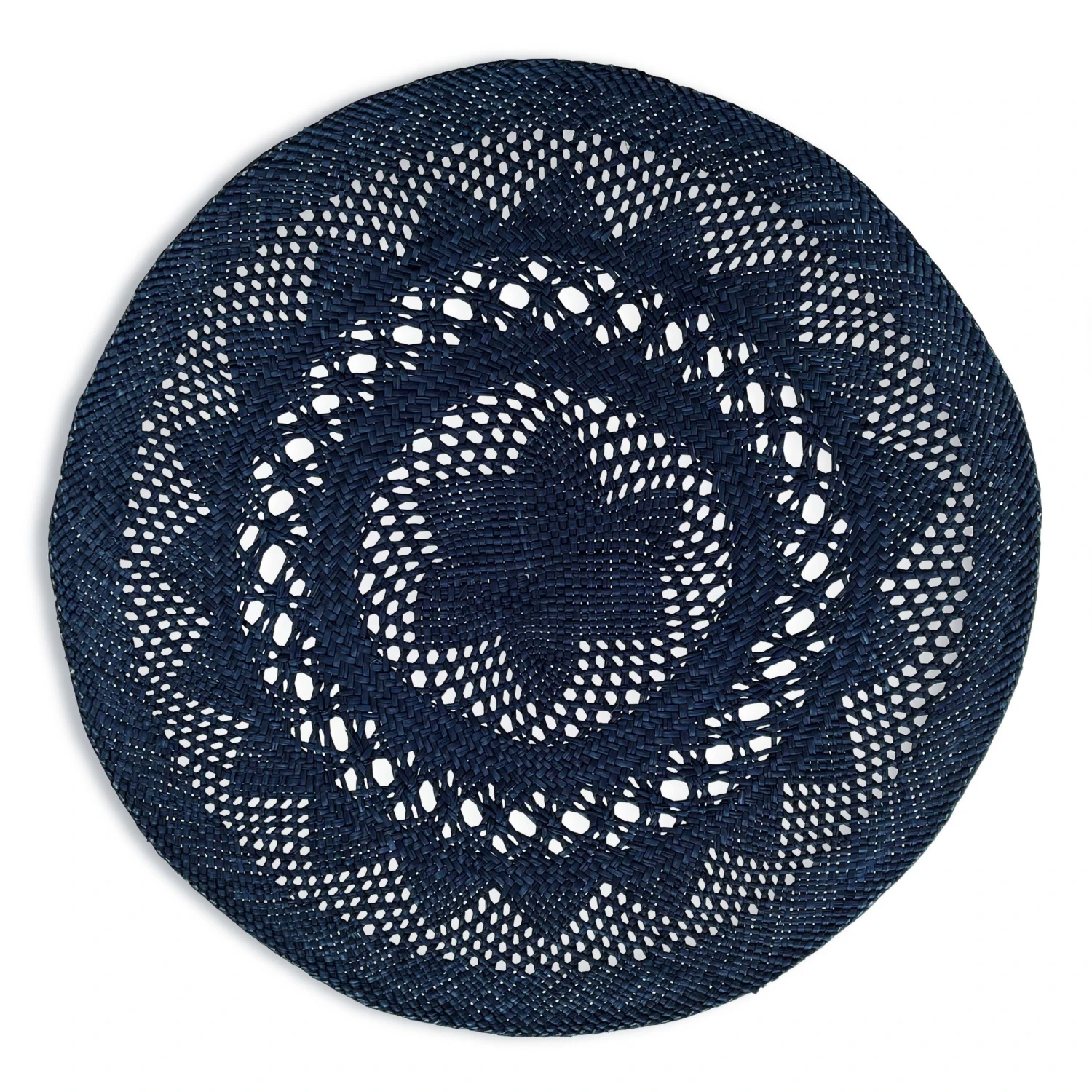 Colombia Collective Placemats Narino Open Weave Placemat - Midnight Blue 3 Colombia Collective Placemats Narino Open Weave Placemat - Midnight Blue