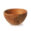 SKAPA Wood Hand Carved Small Pinch Bowl