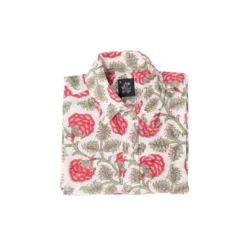 Wild Rose Menswear Block Printed Shirt-Kibobakasi