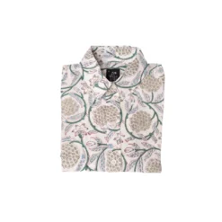 Wild Rose Block Printed Shirt-Zabibu Menswear
