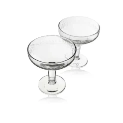 Grand Illusions Drinkware Etched Champagne Coupe