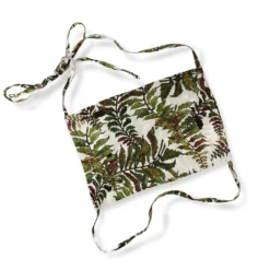 Bertioli By Thyme Silk Face Mask In Fern