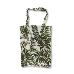 Bertioli By Thyme Bags & Baskets Fern Printed Linen Book Bag