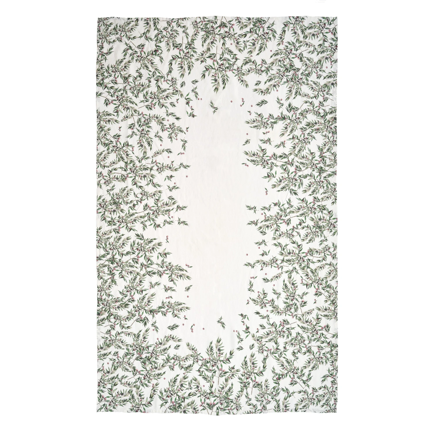 Bertioli By Thyme Olive Border Linen Table Cloth 3 Bertioli By Thyme Olive Border Linen Table Cloth