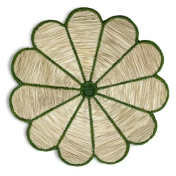 Colombia Collective Conchita Woven Placemat - Green Placemats