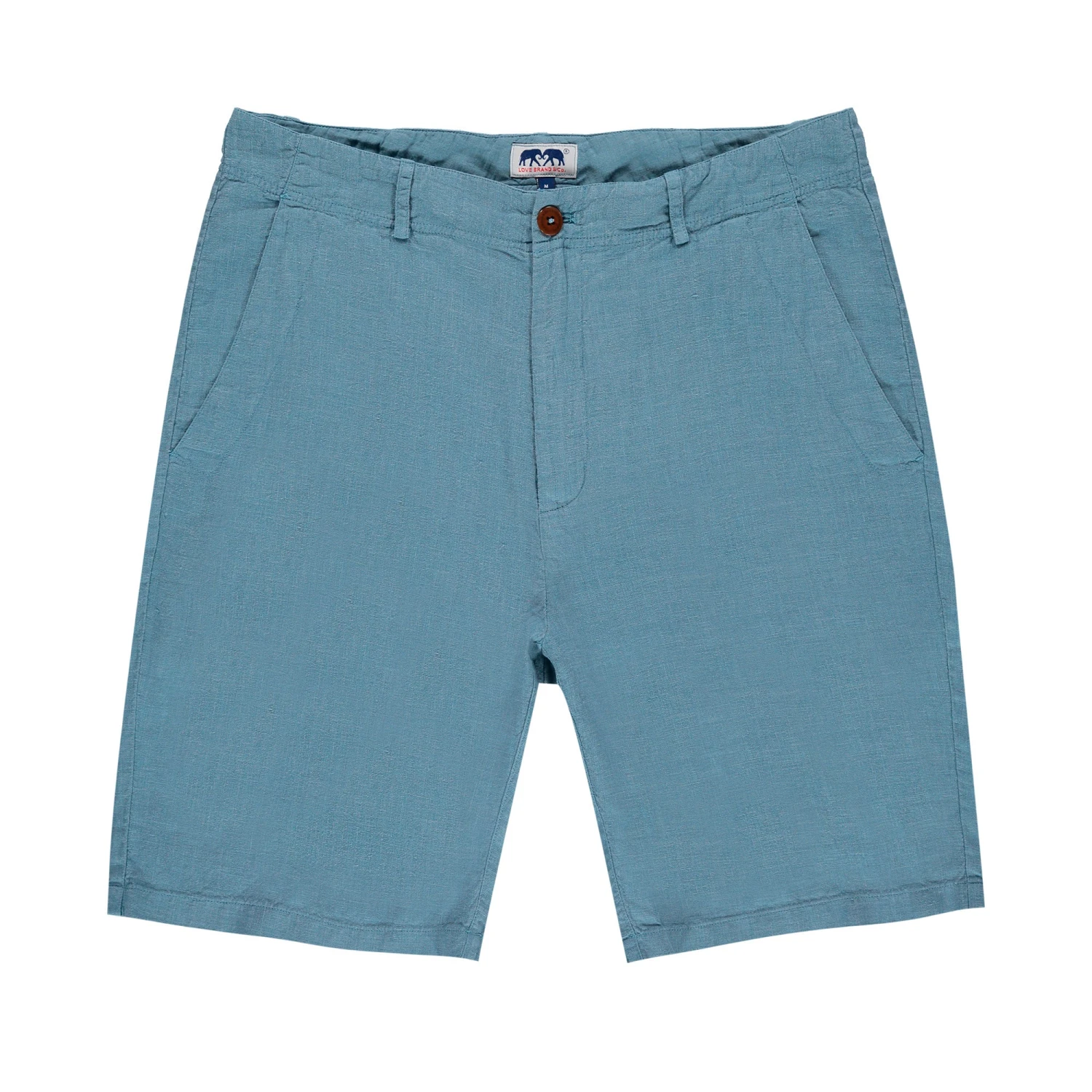 Love Brand Linen Shorts In French Blue 3 Love Brand Linen Shorts In French Blue
