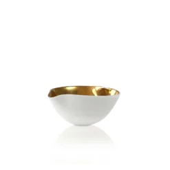Thyme Ceramics Shiny Gold Heart Bowl