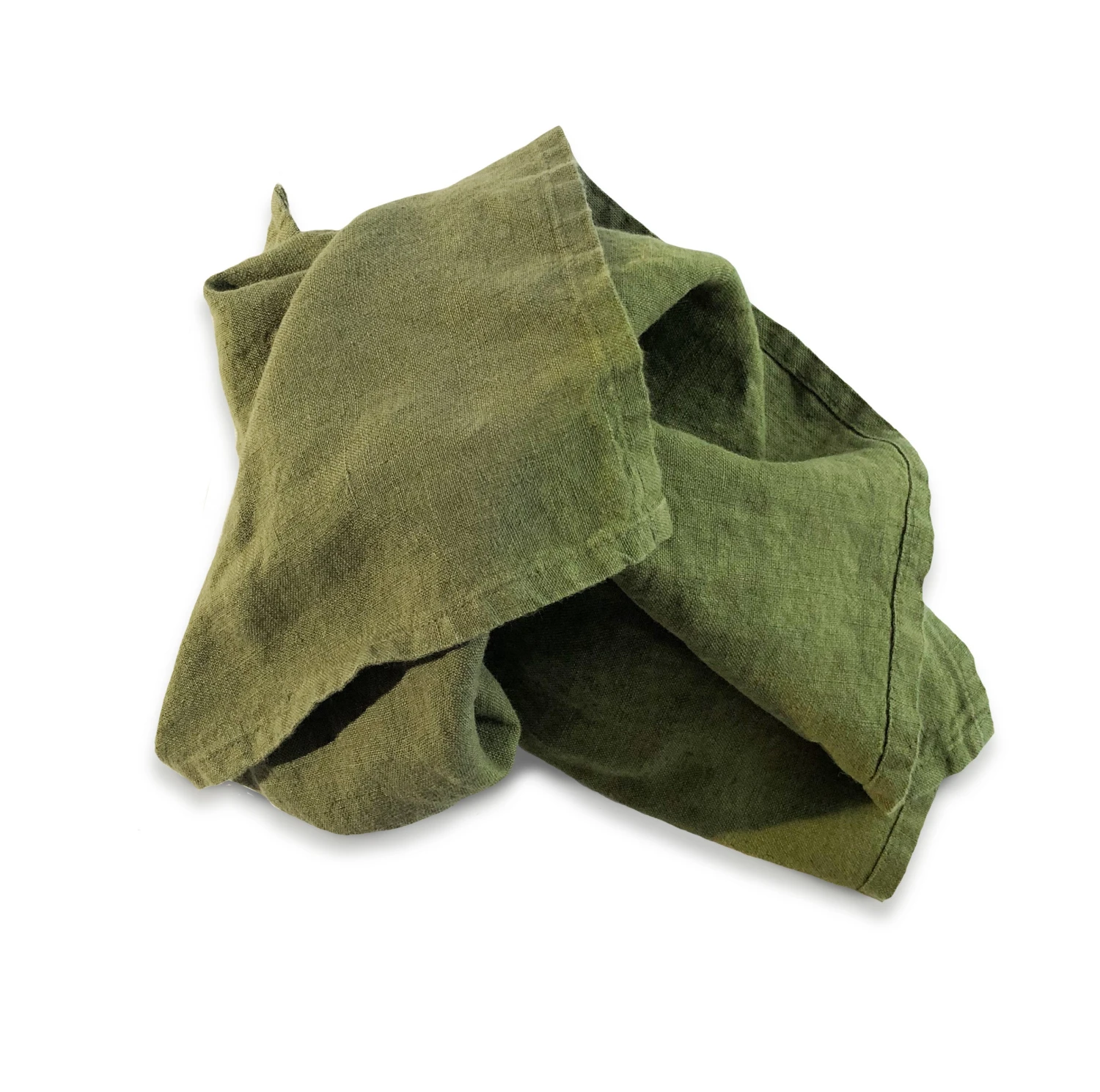 Bertioli By Thyme Dark Green Linen Napkin Table Linens 3 Bertioli By Thyme Dark Green Linen Napkin Table Linens