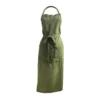Bertioli By Thyme Aprons Dark Green Embroidered Linen Apron 1 Bertioli By Thyme Aprons Dark Green Embroidered Linen Apron