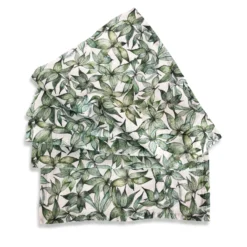 Bertioli By Thyme Hellebore Leaves Linen Table Runner Table Linens