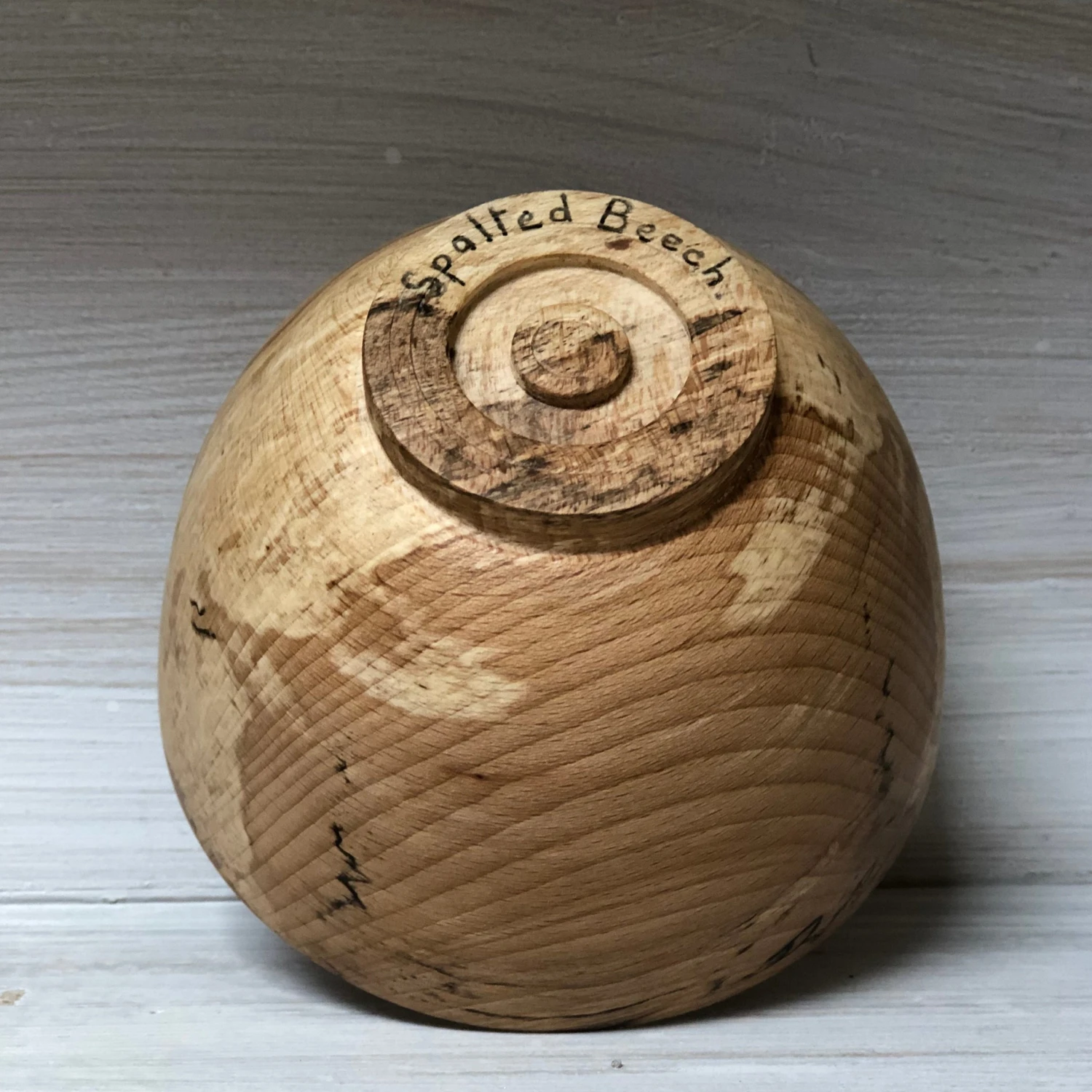 Thyme Hand Turned Wooden Nibble Bowl 6 Thyme Hand Turned Wooden Nibble Bowl