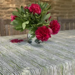 Bertioli By Thyme Green Stem Linen Table Cloth