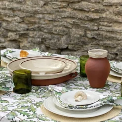 Thyme Ceramics Farmhouse Cassoulet Dish Cream 10 Thyme Ceramics Farmhouse Cassoulet Dish Cream