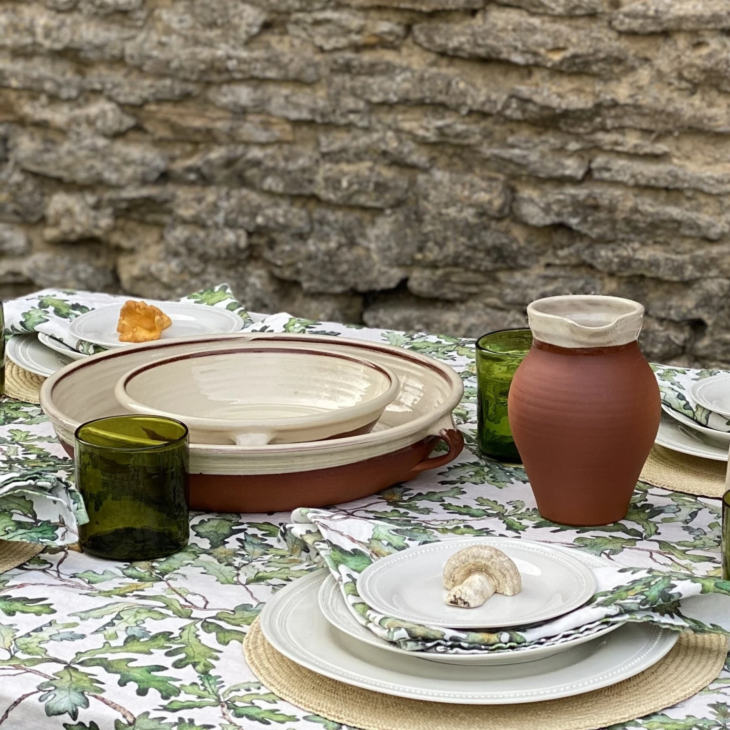 Thyme Ceramics Farmhouse Cassoulet Dish Cream 6 Thyme Ceramics Farmhouse Cassoulet Dish Cream