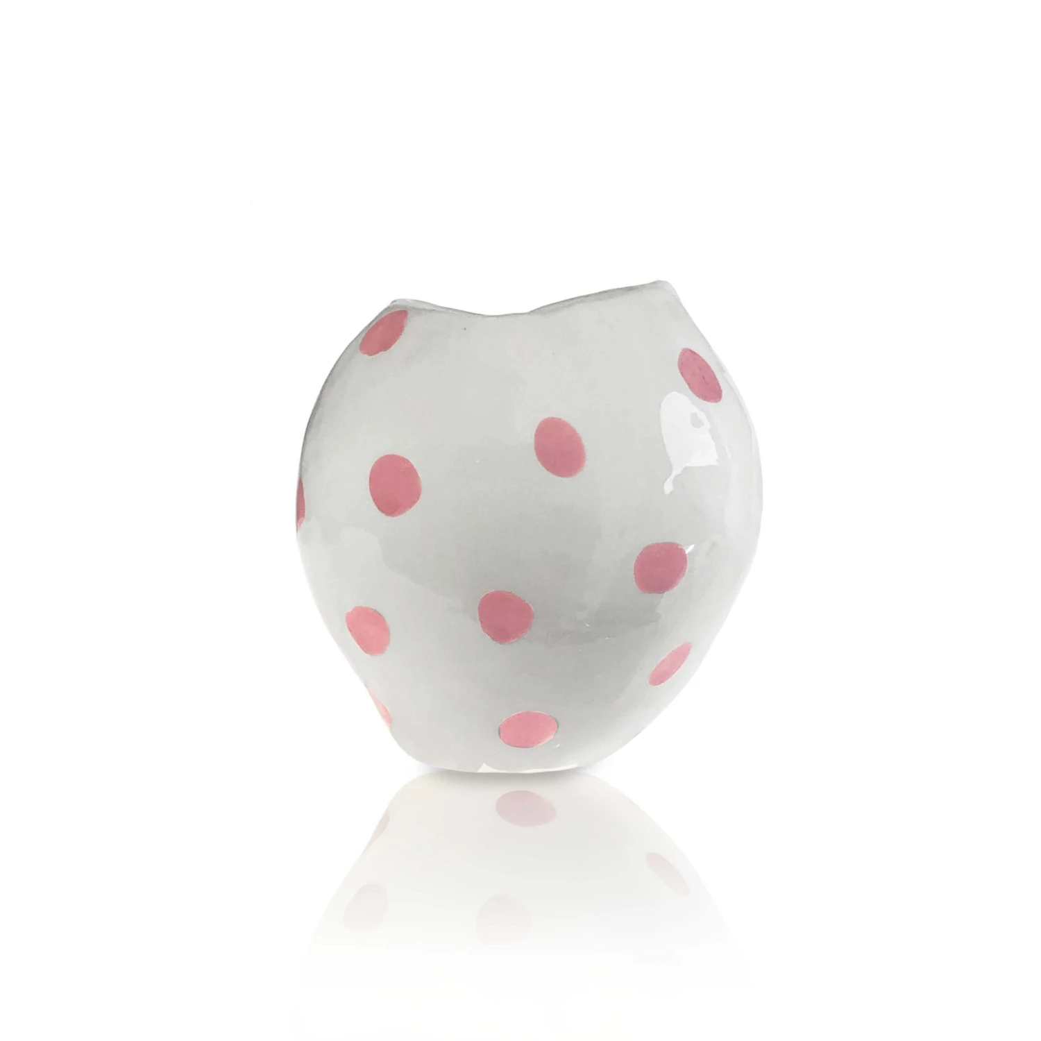 Lomito Vases Vase With Pink Dots 3 Lomito Vases Vase With Pink Dots