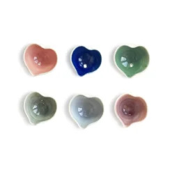 Thyme Heart Bowl With Deep Blue Centre Ceramics 7 Thyme Heart Bowl With Deep Blue Centre Ceramics
