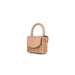 Wicker Wings Micro Babing Bag In Camel