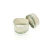 Thyme Ceramics Ceramic Napkin Ring With Light Green Stripe 2 Thyme Ceramics Ceramic Napkin Ring With Light Green Stripe
