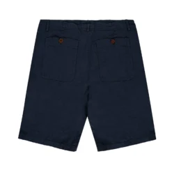 Love Brand Linen Shorts In Navy