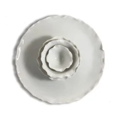 Thyme Ceramics Frilly Dinner Plate