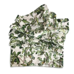 Bertioli By Thyme Table Linens Oak Leaf Linen Table Runner