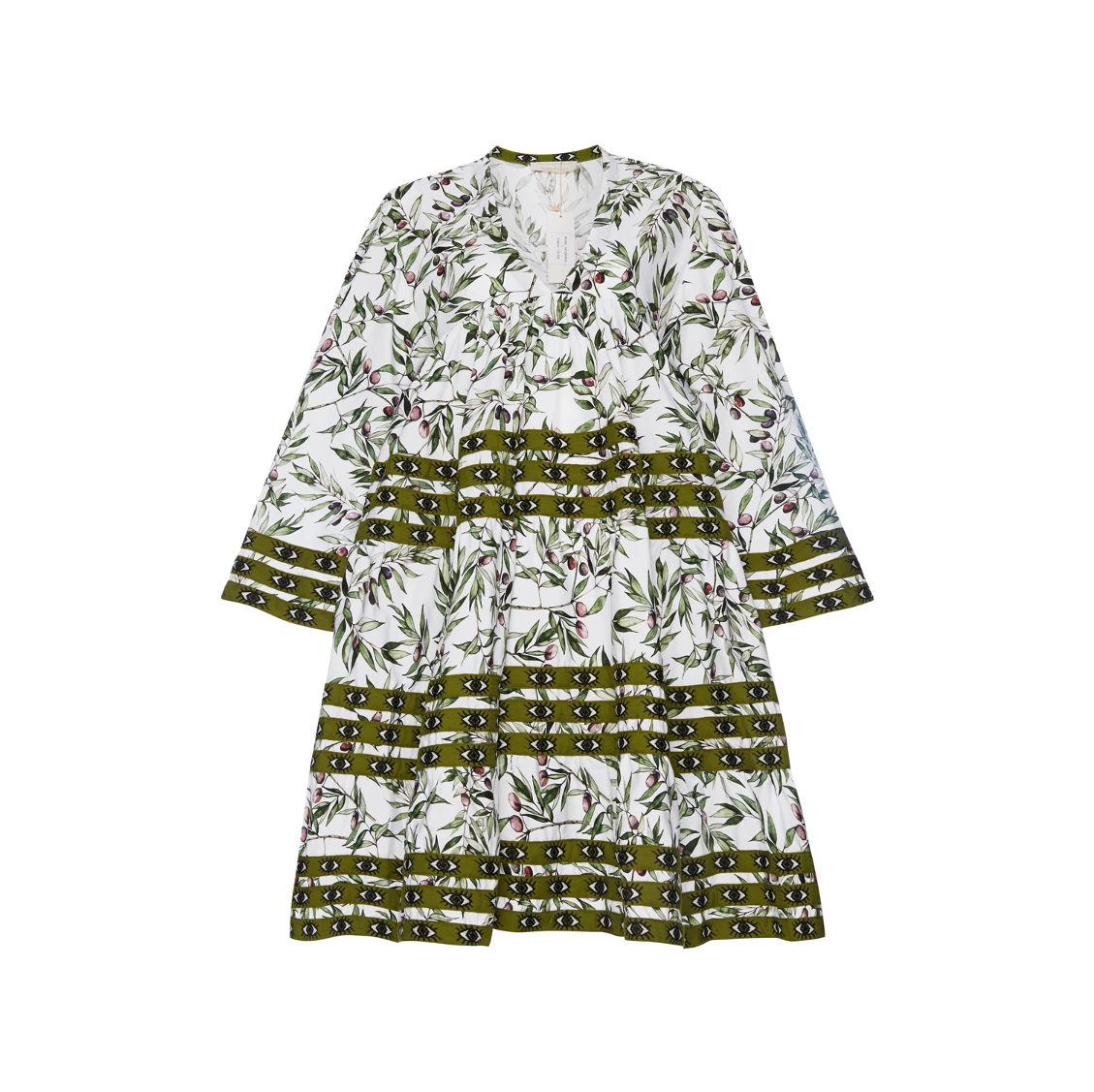 Flora Sardalos Hydra Dress - Olive Womenswear 3 Flora Sardalos Hydra Dress - Olive Womenswear