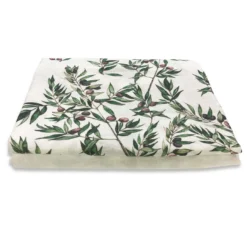 Bertioli By Thyme Olive Border Linen Table Cloth