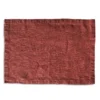 Bertioli By Thyme Orange Rust Linen Placemat