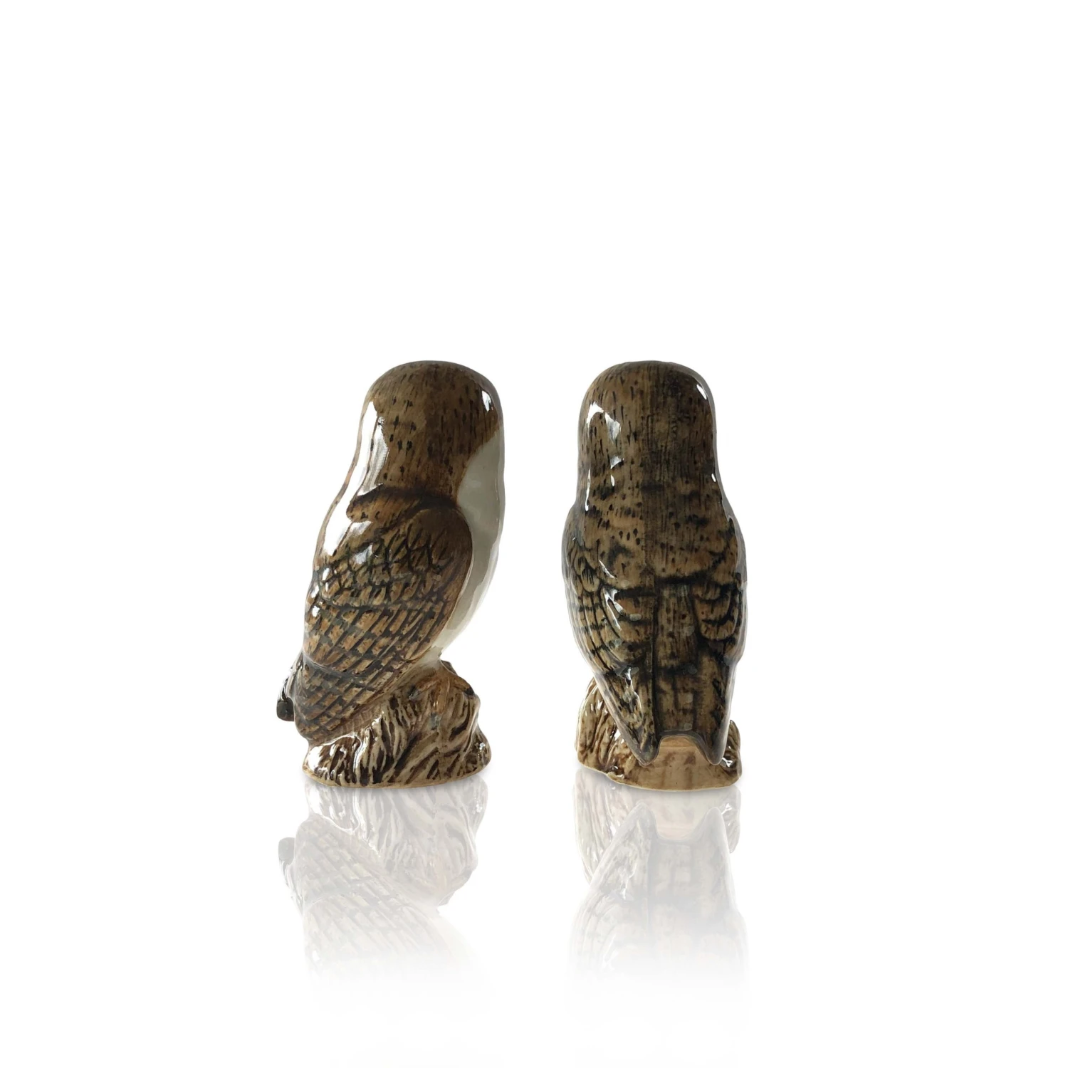 Quail Barn Owl Salt & Pepper Shakers Ceramics 4 Quail Barn Owl Salt & Pepper Shakers Ceramics