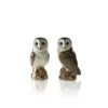 Quail Barn Owl Salt & Pepper Shakers Ceramics