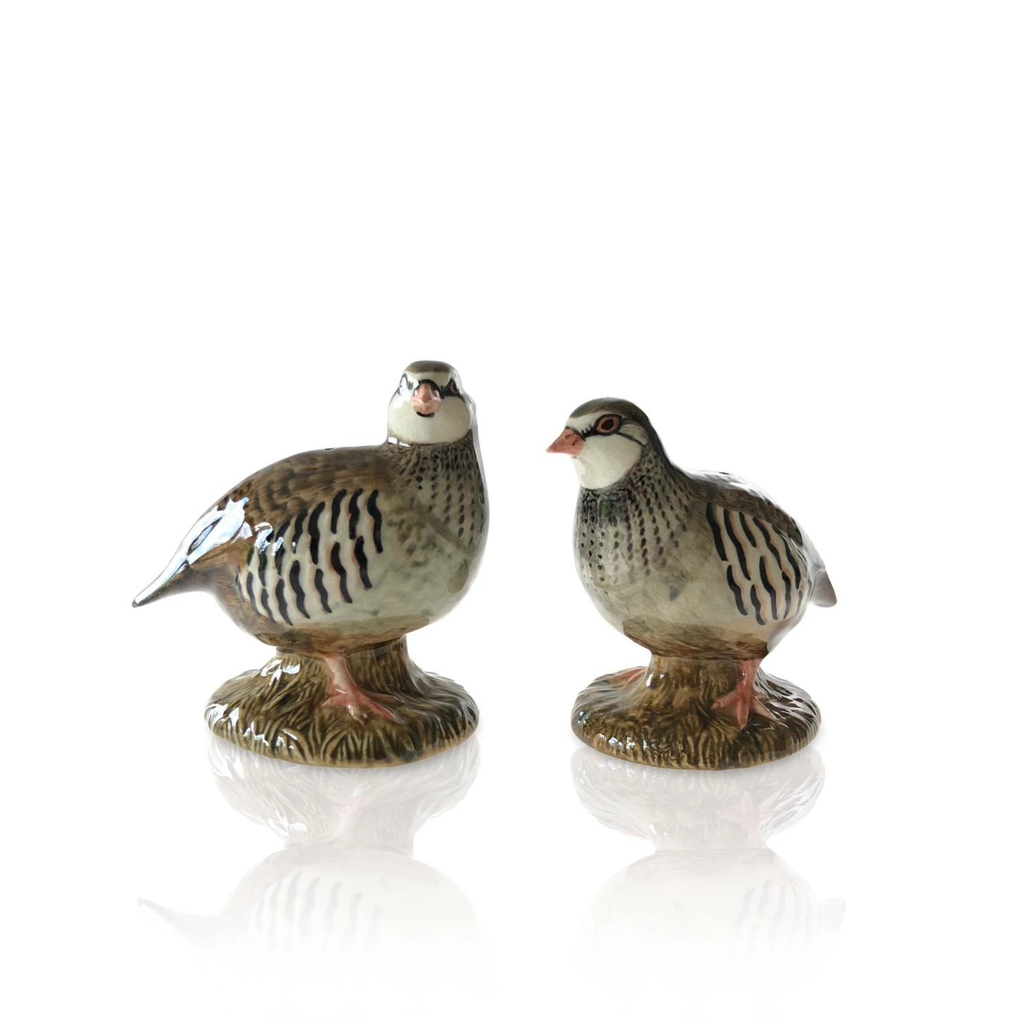 Quail Partridge Salt & Pepper Shakers 3 Quail Partridge Salt & Pepper Shakers