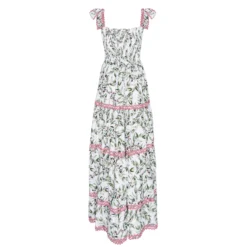 Flora Sardalos Patmos Dress - Olive Womenswear