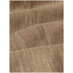 Wax London Alp Smart Check Trouser - Brown 9 Wax London Alp Smart Check Trouser - Brown