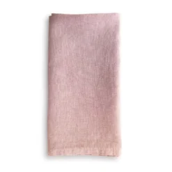 Bertioli By Thyme Table Linens Pale Pink Linen Napkin